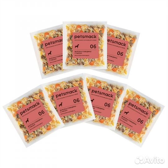Petsmack комбо-набор Говядина с рисом на 7 дней