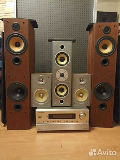 Колонки Bowers Wilkins av-ресивер Onkyo TX-DS989v2