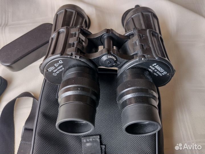 Бинокль бпос 10х42 Сетка Стекло лзос