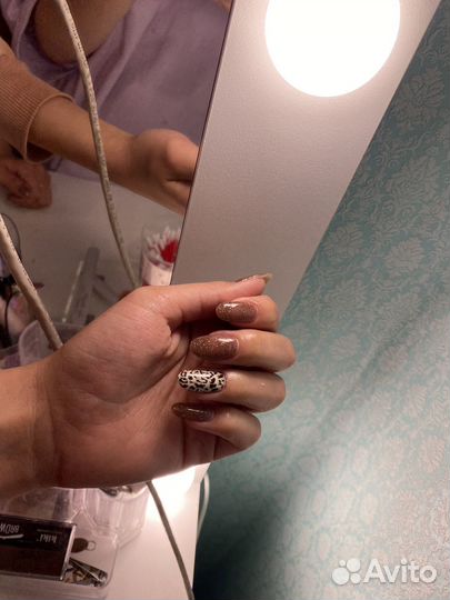 Маникюр наращивание
