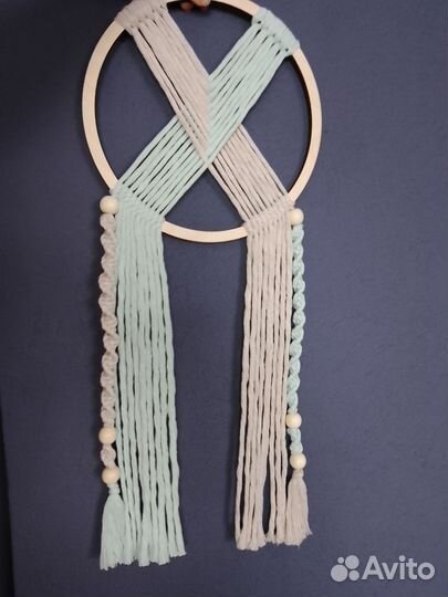 В детскую Панно Ловец снов Макраме