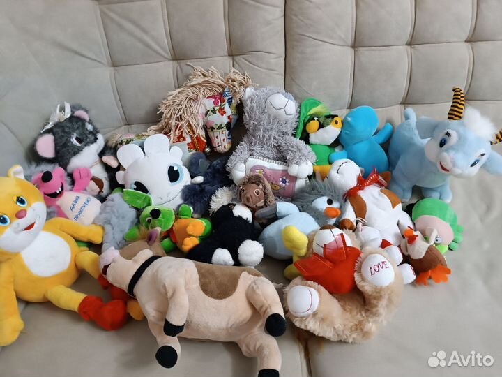 Мягкие игрушки пакетом