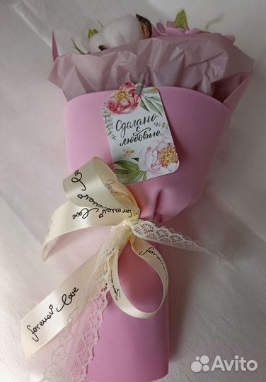 Букет цветов из мыла