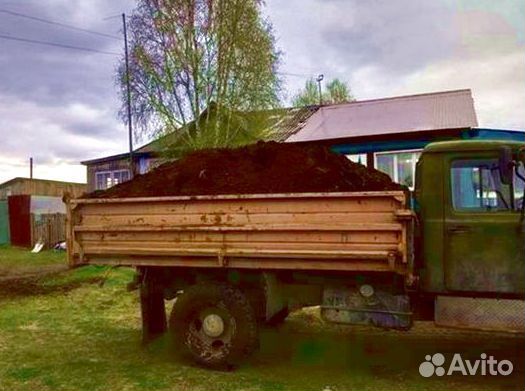 Чернозем, навоз с доставкой. Газель 2 тонны