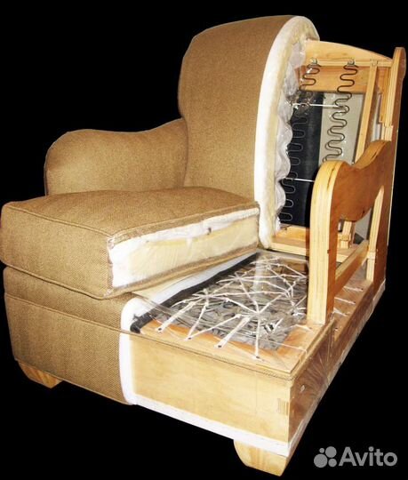 Ремонт мягкой мебели на дому