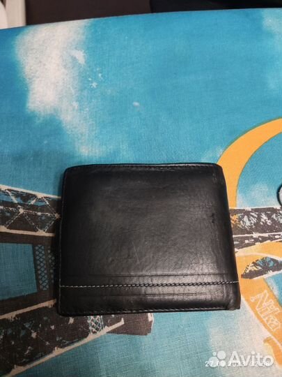 Кожаный мужской кошелек