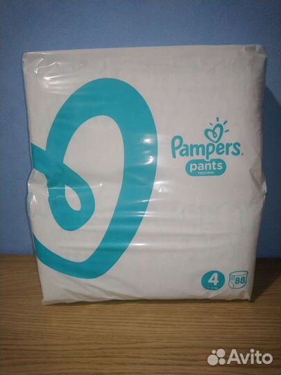 Подгузники-трусики Pampers 4 (9-15 кг)