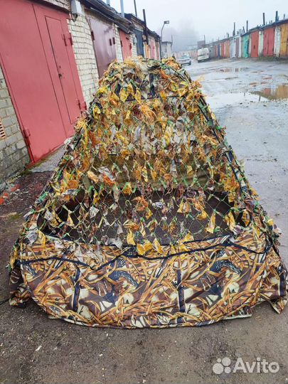 Скрадок для охоты на гуся или с подсадной уткой