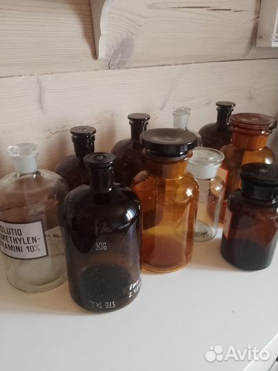 Бутыли аптечные СССР