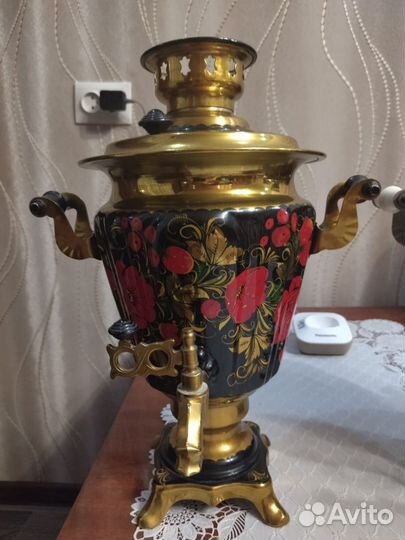 Самовар электрический гжель