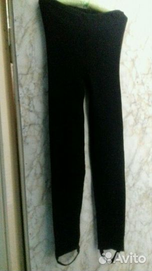 Гетры женские новые шерстяные.Чёрного цвета.104 см