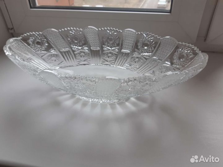 Ваза для фруктов богемия