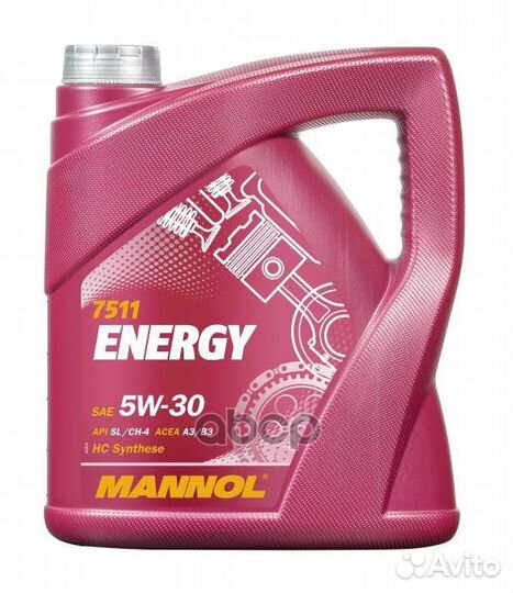 Масло mannol Energy 5w30 SN/CH-4 синтетика