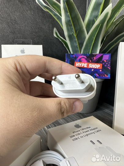 Зарядный блок Apple 20w + Lighthing Cable