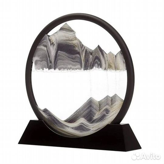 Песочные часы-картина 'Каракум', d-26 см, антистре