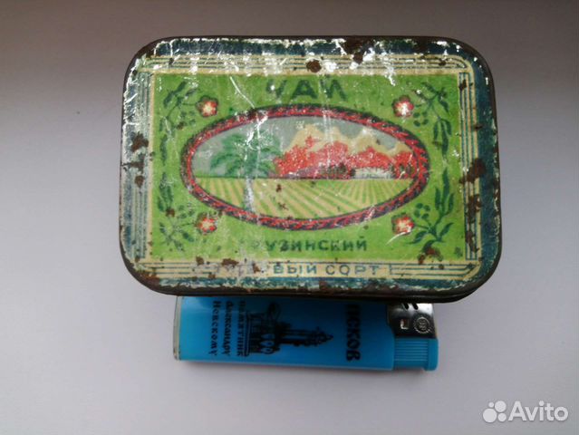 Жестяная банка чай Грузинский