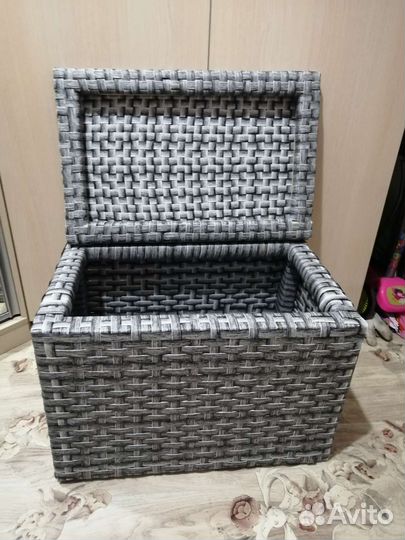 Корзина для хранения вещей из полиротанга