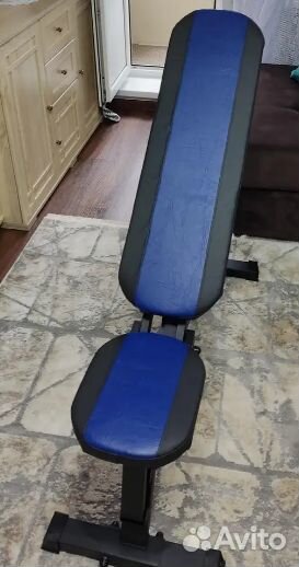 Скамейка для жима 350 кг наклонная спинка сиденье