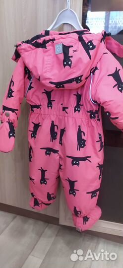 Зимний комбинезон для девочки 62-68