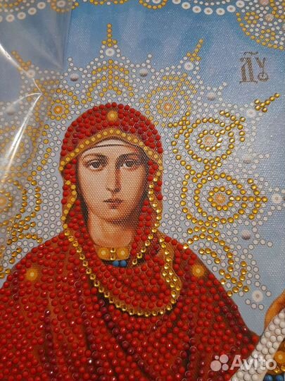 Икона алмазная мозаика