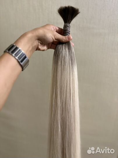 Волосы натуральные срез