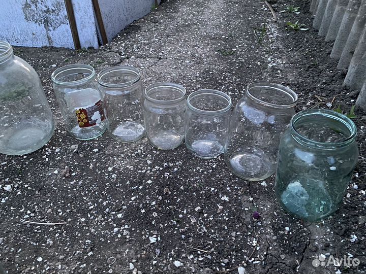Банки стеклянные 3л, 0,5л, 0,65л, 2л, 1л