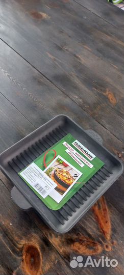 Чугунная сковорода гриль