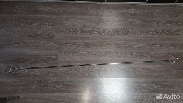 Карниз для штор металлический однорядный