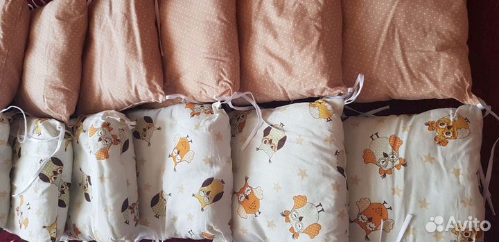 Бортики и балдахин в кроватку