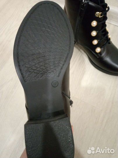 Ботильоны новые натуральная кожа
