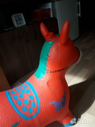 Игрушка попрыгун Конёк-горбунок красный