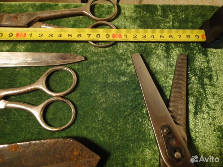 Ножницы Старинные Советские СССР Портные Швейные