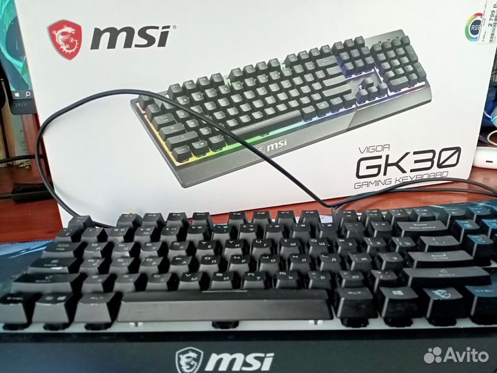 Клавиатура msi vigor gk30