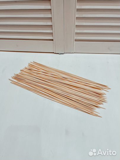 Шпажки/шампура бамбуковые 30см 100шт/уп