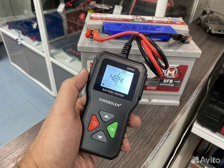 Тестер автомобильных акб BM550 для аккумуляторов