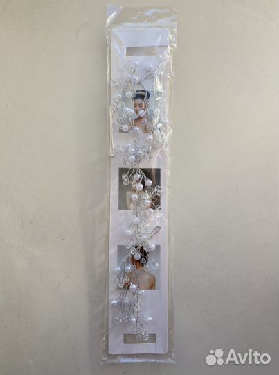 Веточка в прическу, свадебное украшение