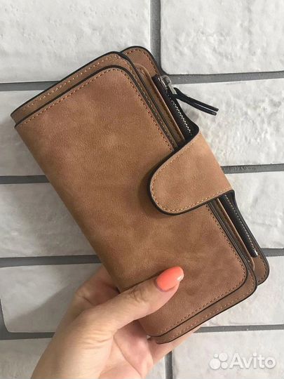 Кошелек замшевый женский