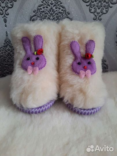 Чуни из овчины