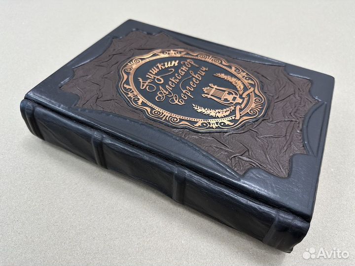 Пушкин А.С.(Подарочная кожаная книга)