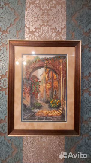 Картина вышитая крестом