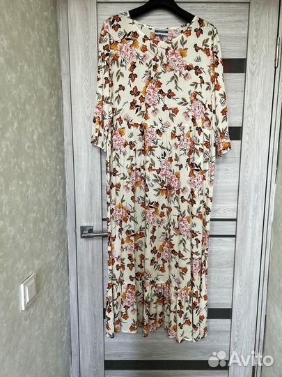 Платье женское летнее длинное бу вискоза