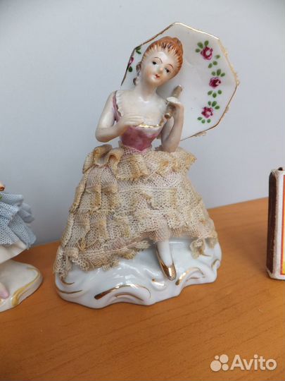 Старинные Статуэтки Балерина Dresden Германия