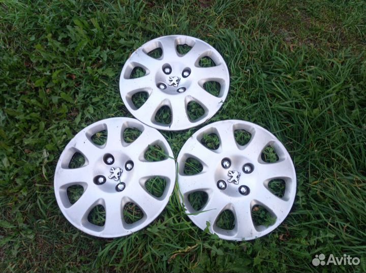 Колпаки peugeot r15 Пежо