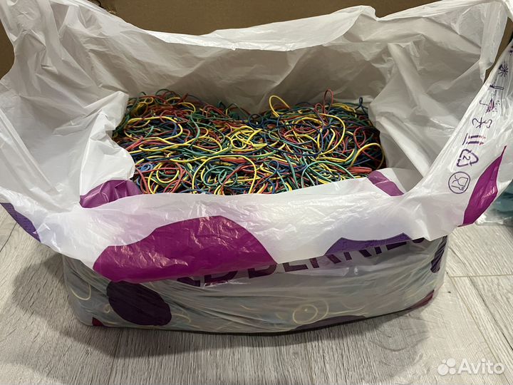 Канцелярские резинки 4 кг