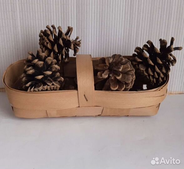 Корзинка с шишками