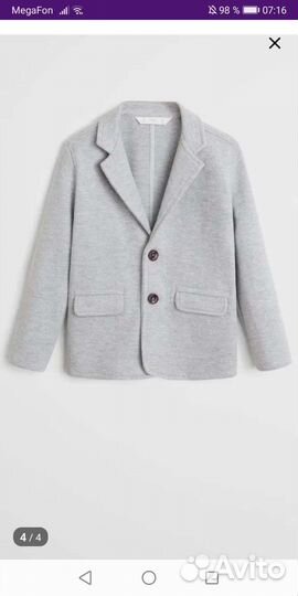 Пиджак блейзер mango 134