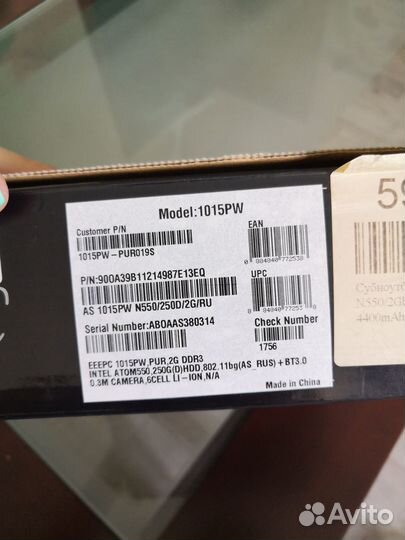 Asus Eee PC 1015PW Нетбук