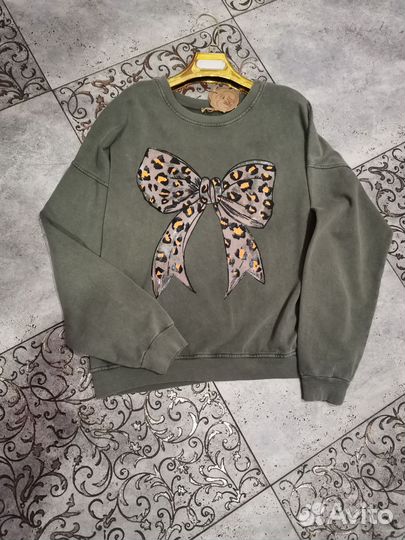 Свитшот женский. Италия. Бант. М, L