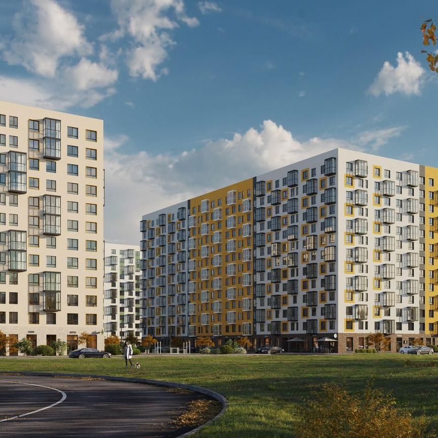 1-к. квартира, 40,2 м², 12/13 эт.