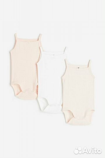 Боди майки для девочки h&m 68, 80, 92